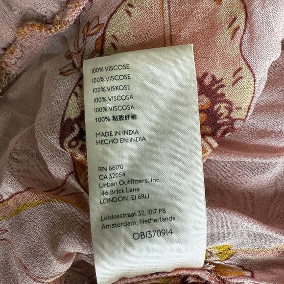 Anthropologie Sheer Ruffled Tunic Blouse Size Small - Picture 7 of 9